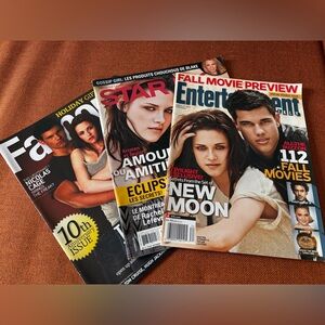 Twilight magazines lot 3 Team Jacob 🐺